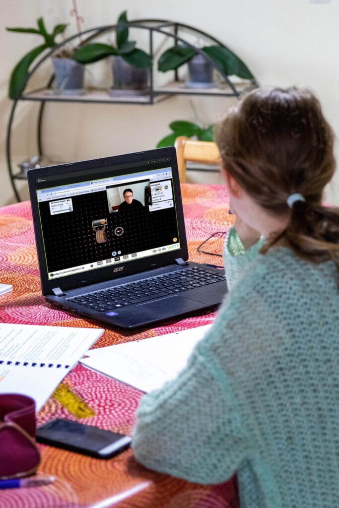 GCSE Physics student learning about electromagnetism